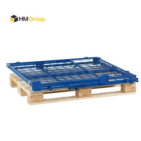 wire mesh pallet metal storage cage