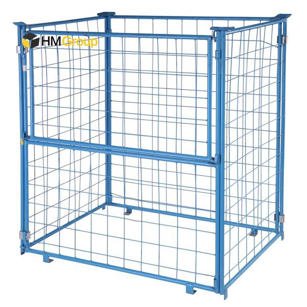 Oppbevaringsbur for nettingpall i metall